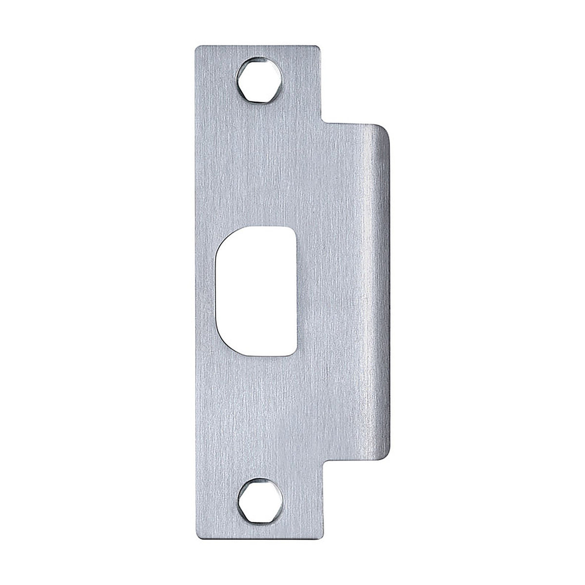 Tell CL100218 Satin Silver Stainless Steel Strike Plate 1/Pack