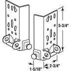 Prime-Line GD52197 1-5/16 in. W x 2-3/4 in. L Steel Bracket