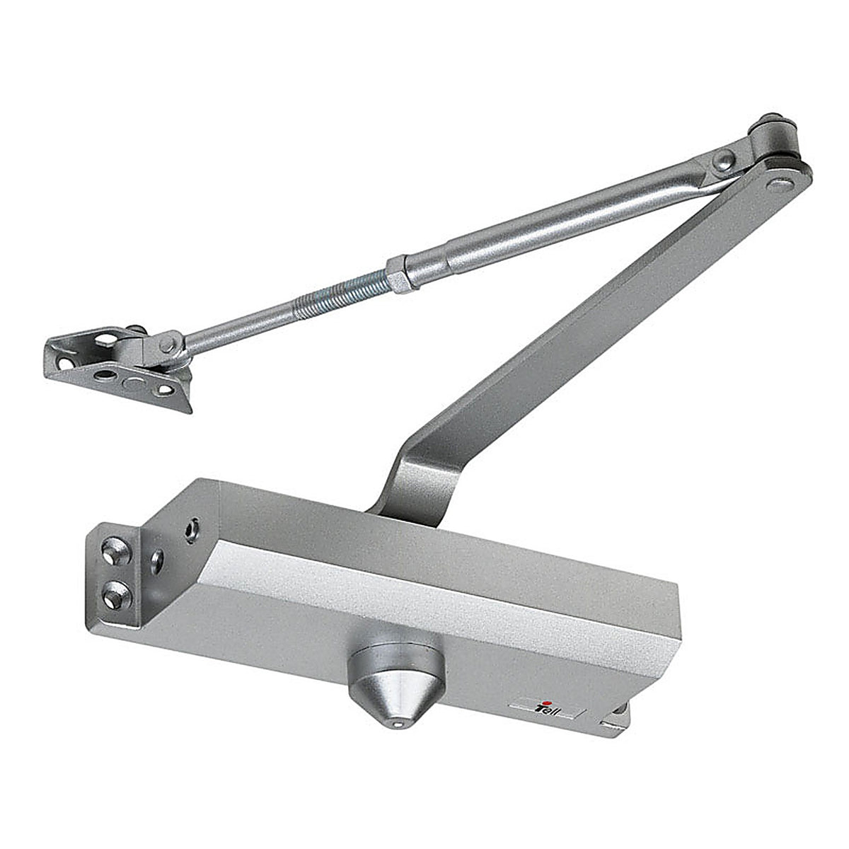 Tell DC100022 Aluminum Aluminum/Steel Hydraulic Door Closer Grade 1