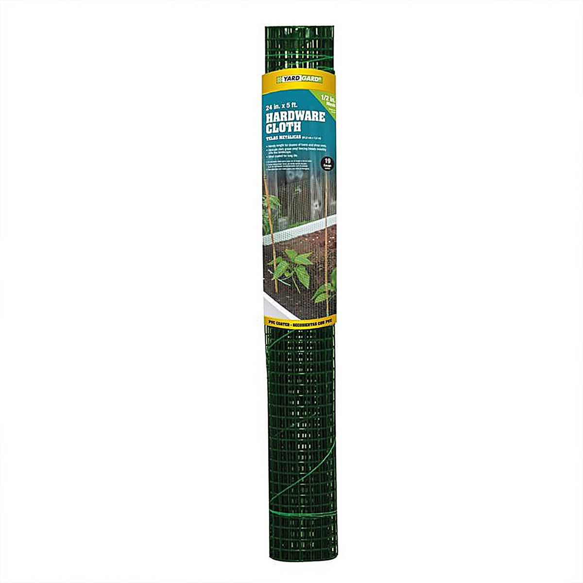 Garden Zone 272405 24 in. W x 5 ft. L Green Steel Hardware Cloth 19 Ga.