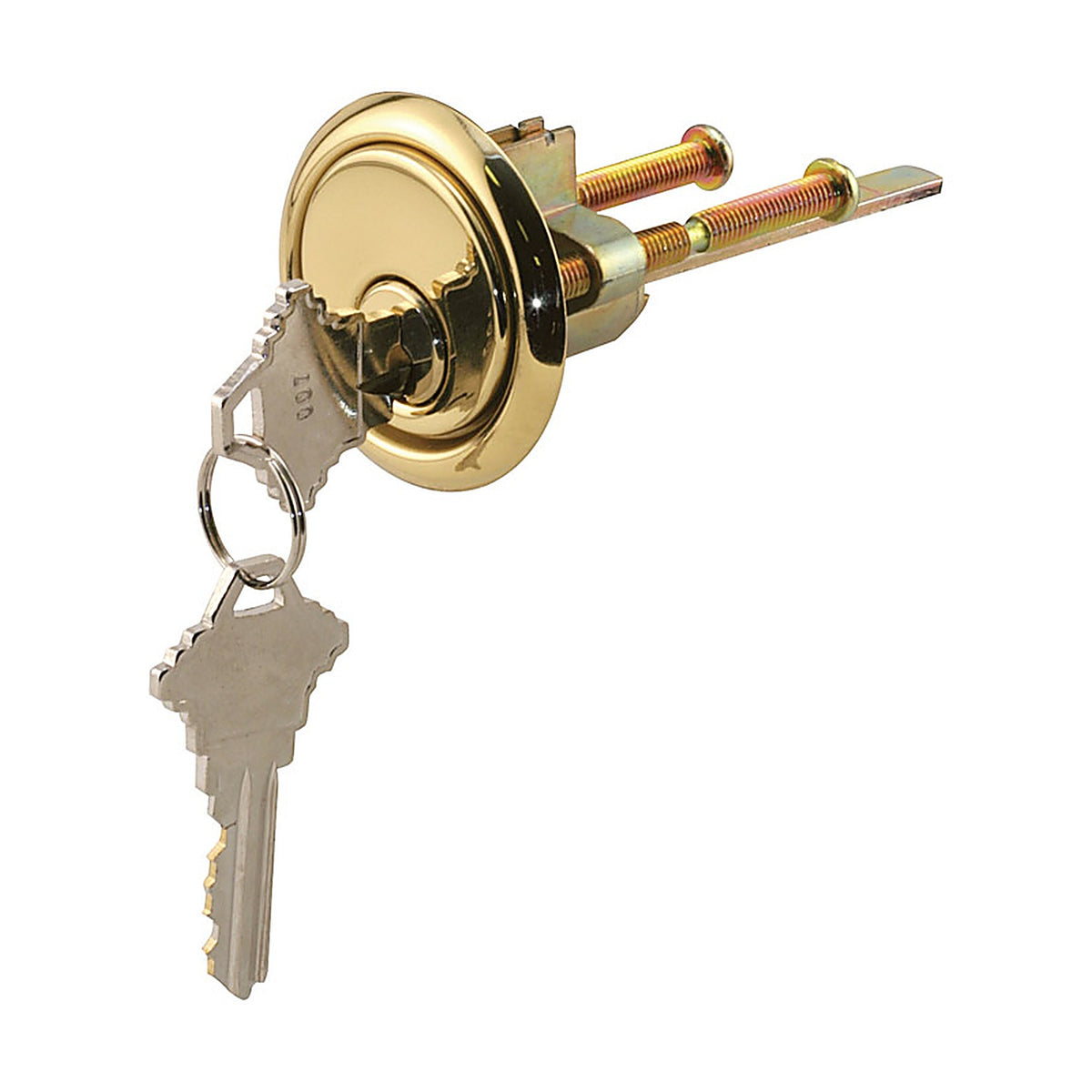 Prime-Line GD52139 6 in. W x 9.25 in. L x 1-3/4 in. Dia. Diecast Rim Cylinder Lock