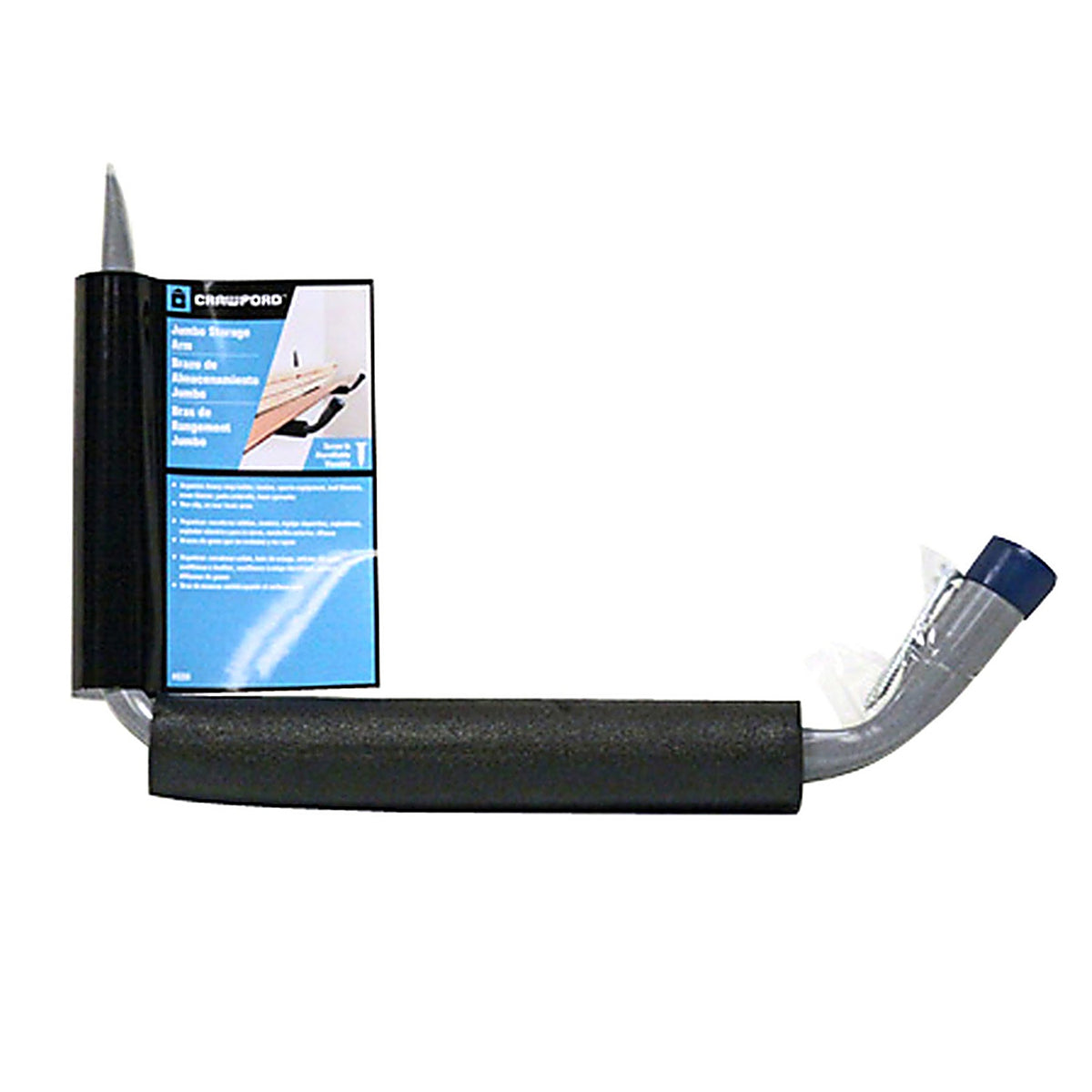Crawford HGSH Lehigh Gray Steel Hanger Holder 50 lb. capacity 1/Pack