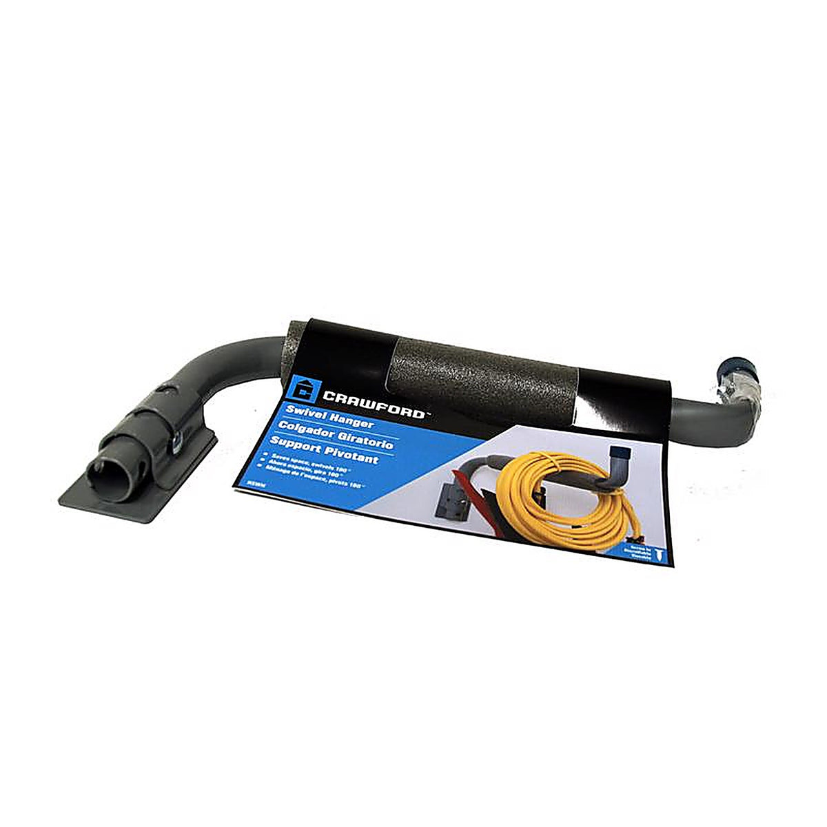 Crawford HSWH Gray Steel Hanger Holder 50 lb. capacity 1/Pack
