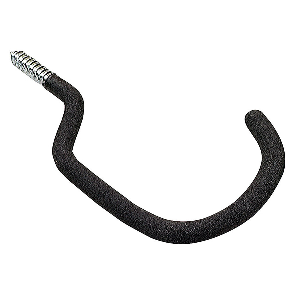 Crawford SH18-25 8.5 in. L Vinyl Coated Black Steel Medium Super Bicycle Hook 75 lb. capacity 1/Pack