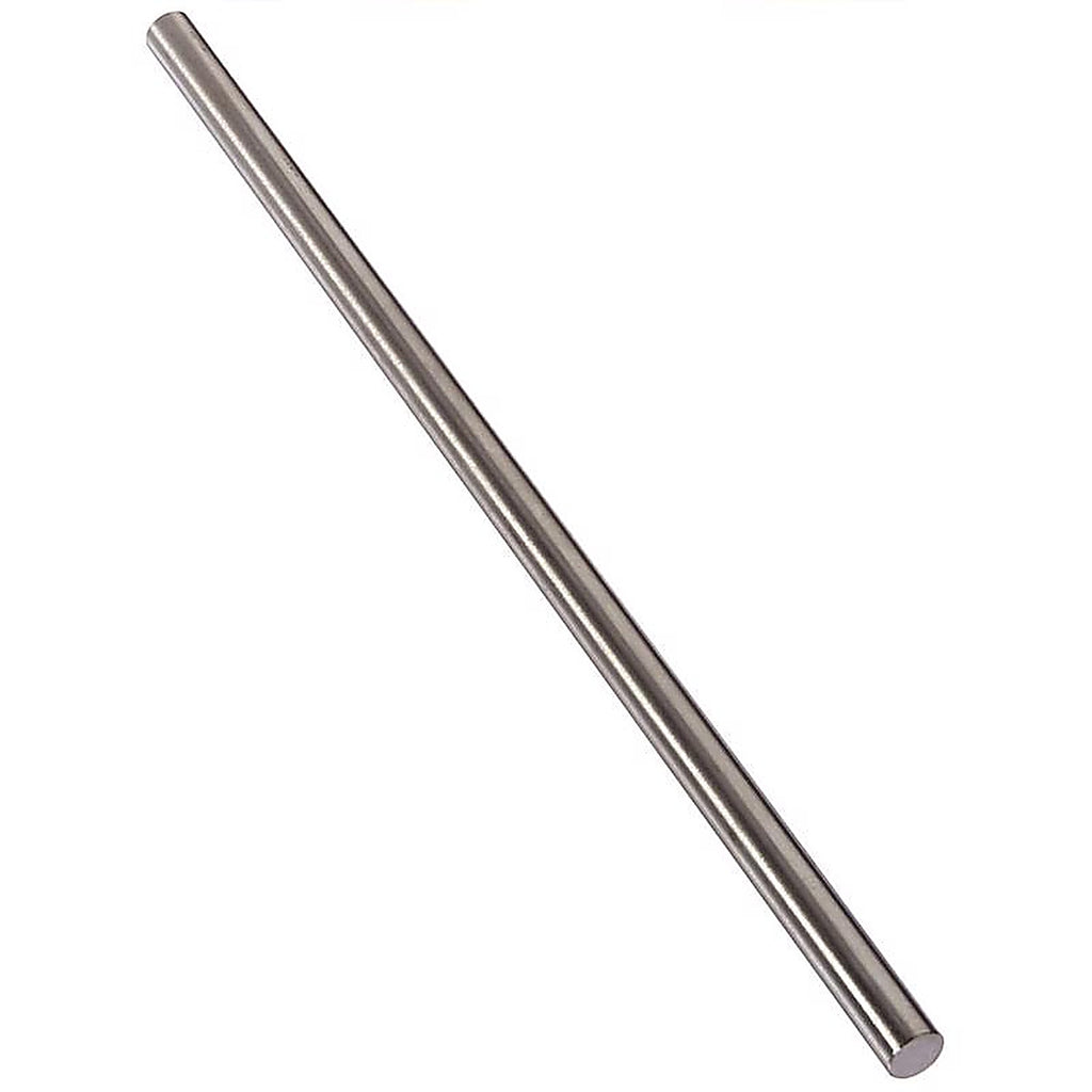 K&S 87145 7/16 in. Dia. x 12 in. L Stainless Steel Unthreaded Rod