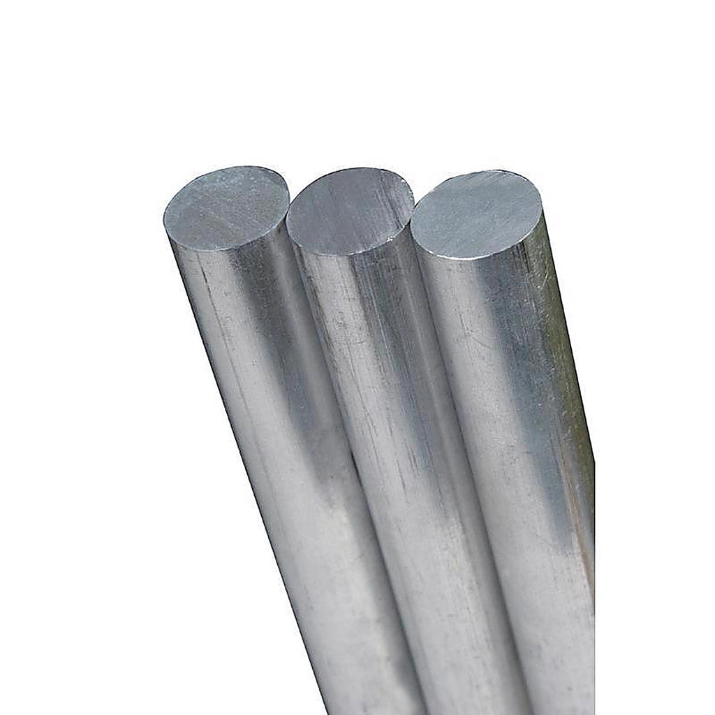 K&S 87147 1/2 in. Dia. x 12 in. L Stainless Steel Unthreaded Rod