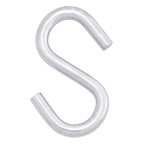 Hampton 02-3483-838 Medium Zinc-Plated Silver Steel 3.25 in. L S-Hook 240 lb. 1/Pack