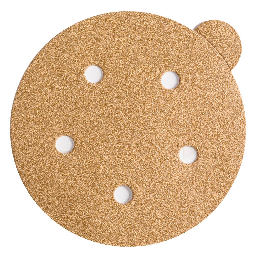 Sunmight 52108 5" 120G 5 Hole PSA Disc Gold 100/Pack