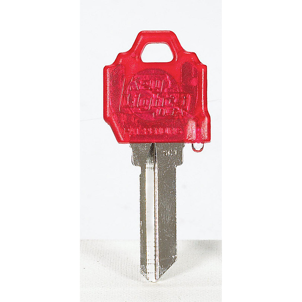 Keylights SC1RED House Key Blank w/Flashlight Single sided For Fits Schlage SC1/Baldwin 1510 locks