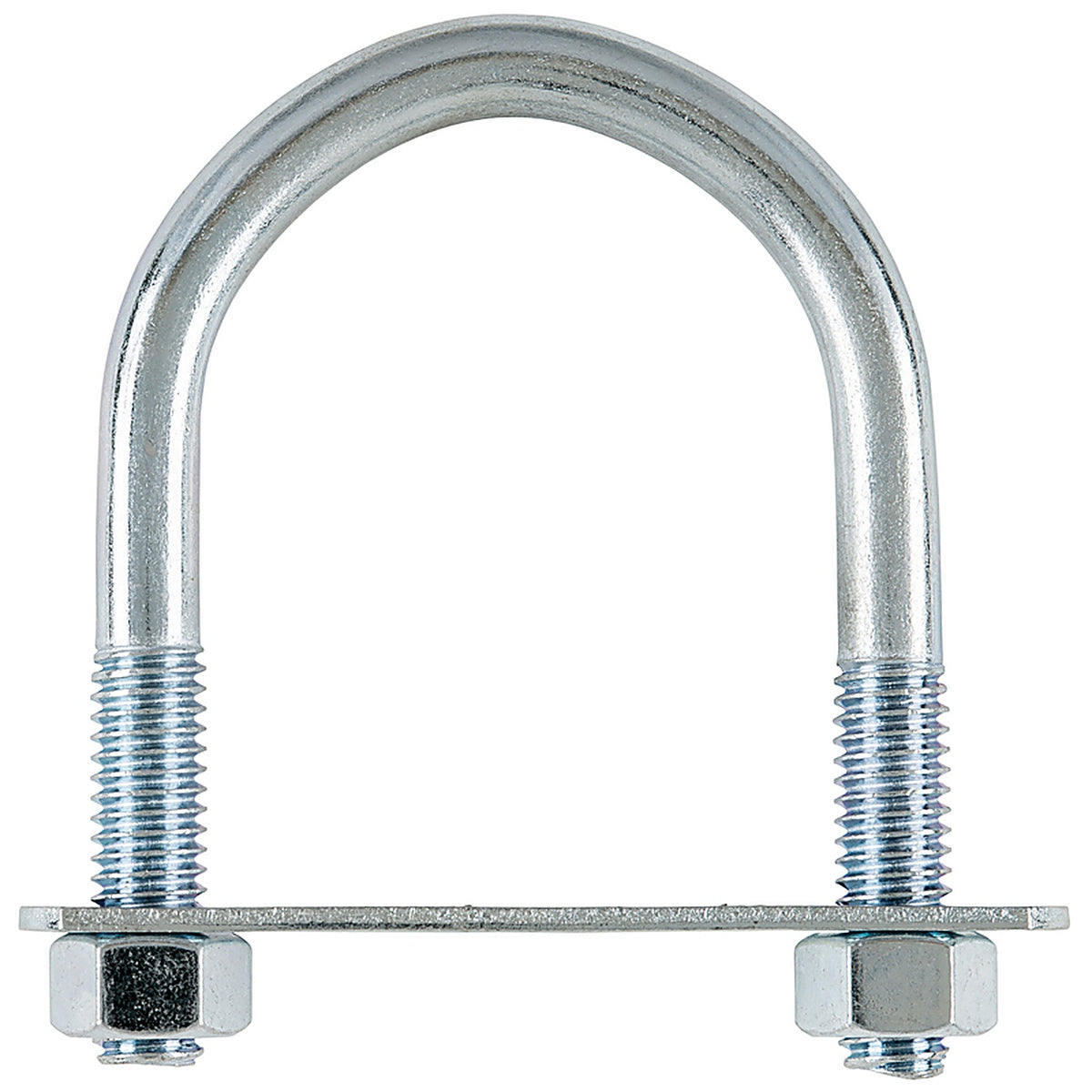 Hampton 02-3450-125 3/8 in. x 2 in. W x 3 in. L Coarse Zinc-Plated Steel U-Bolt