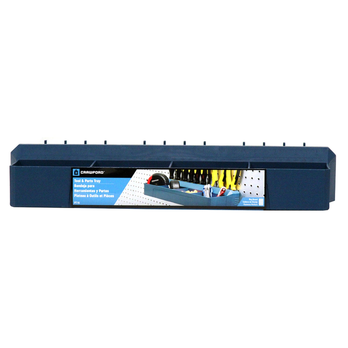 Crawford PT16 Blue Polypropylene 5.83 in. Tool and Parts Tray 1/Pack
