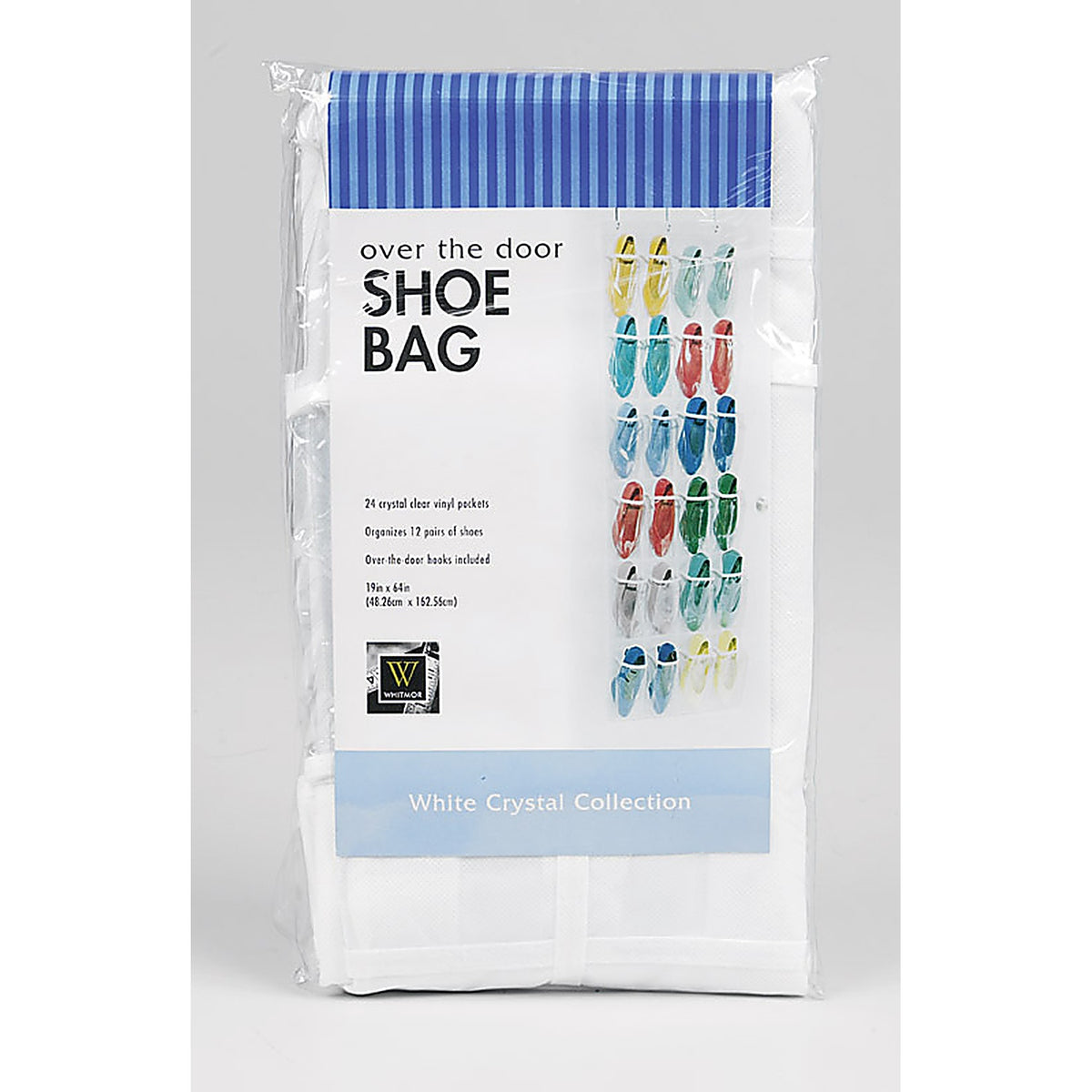 Whitmor 6044-13CTF 19 in. H x 1/4 in. W x 64 in. L Vinyl Shoe Bag