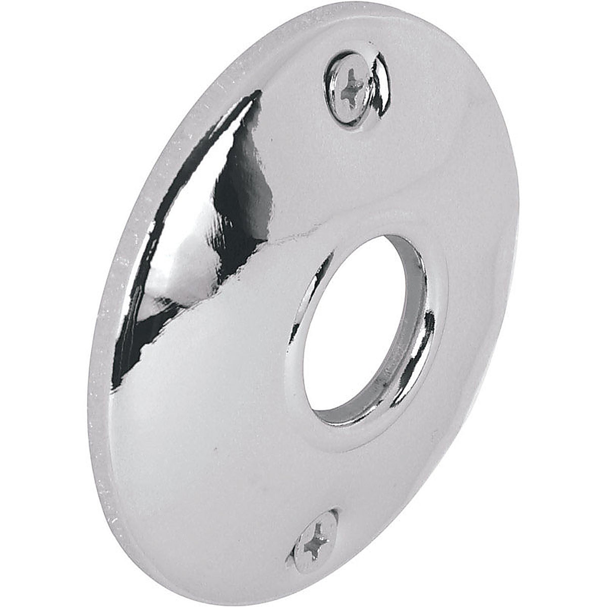 Prime-Line E 2439 Chrome Silver Steel Door Knob Rosettes 2/Pack