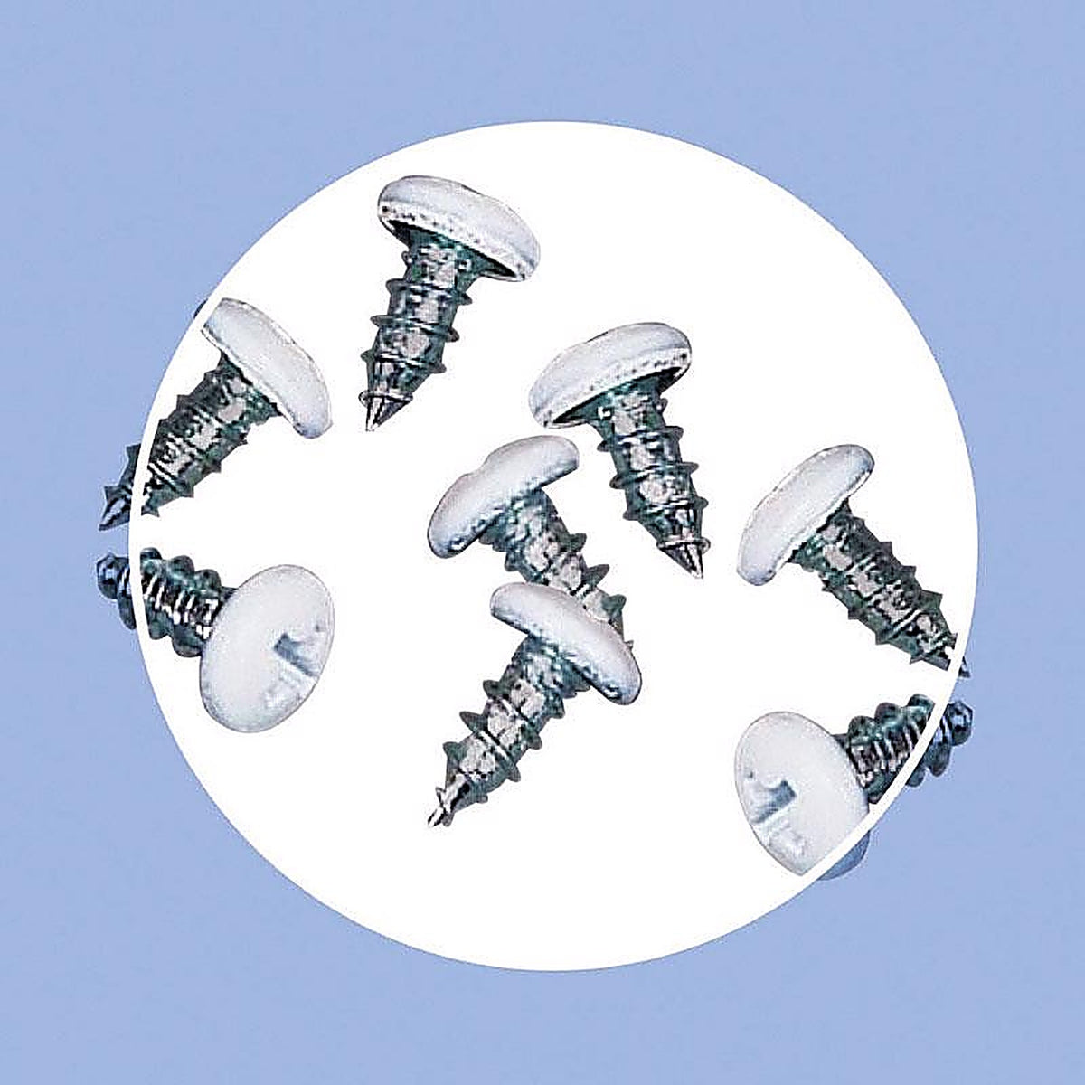 Amerimax 85354 8 in. x 3/8 in. L Phillips/Slotted Round Head Steel Sheet Metal Screws