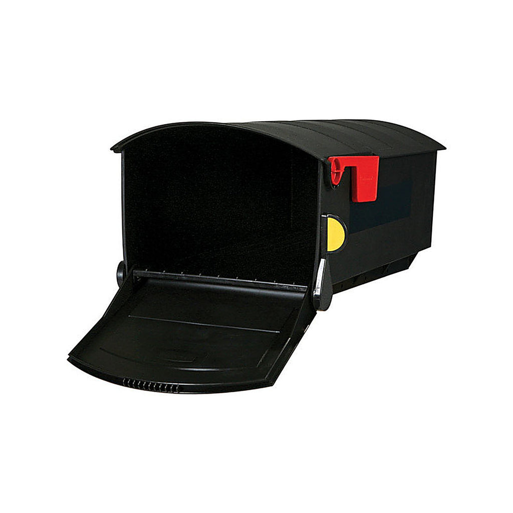 Gibraltar GMB515B01 Patriot Classic Plastic Post Mount Black Mailbox