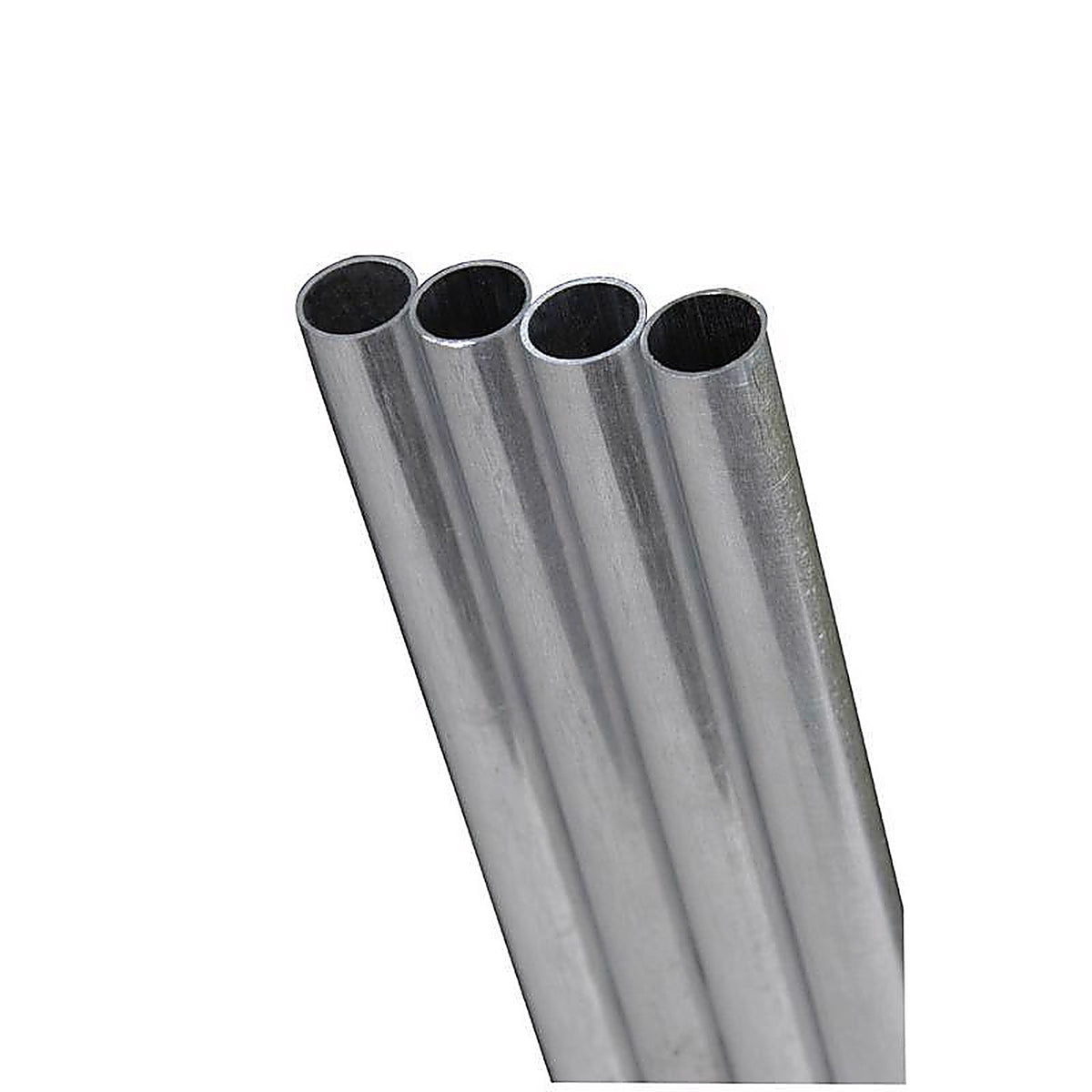 K&S 83033 3/8 in. Dia. x 1 ft. L Round Aluminum Tube