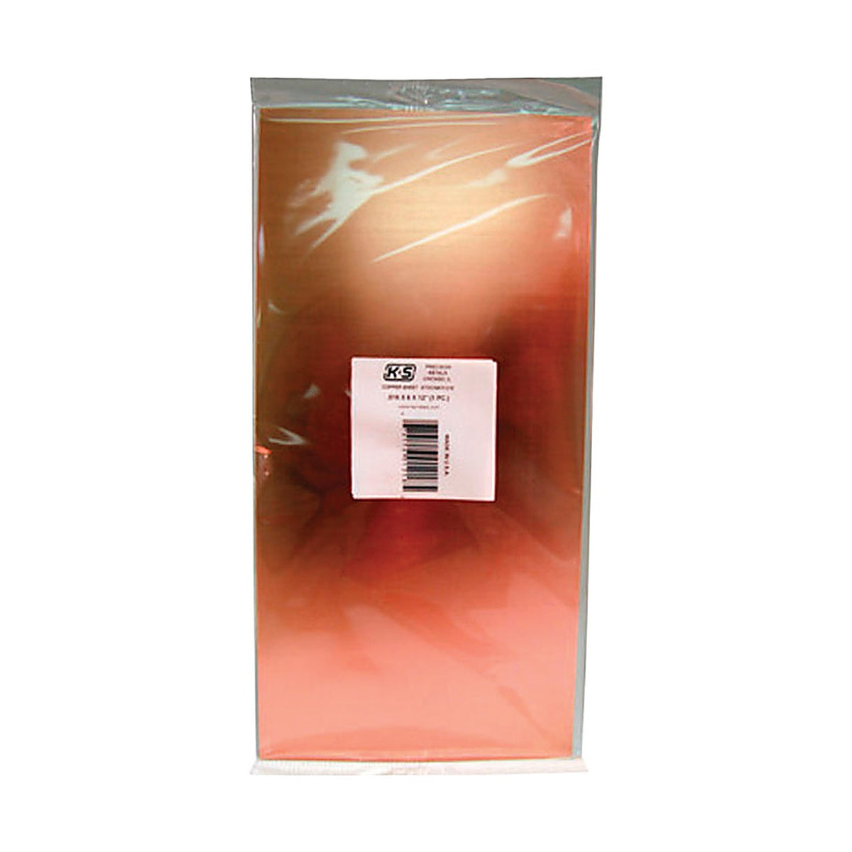 K&S 1217 0.025 in. x 6 in. W x 12 in. L Copper Sheet Metal