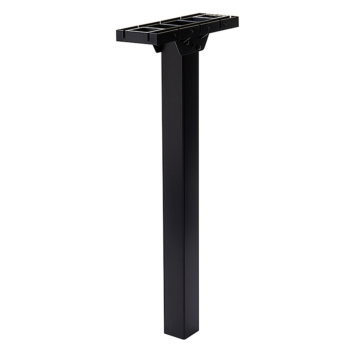 Gibraltar GMB115B Patriot 46.9 in. Powder Coated Black Polymer Mailbox Post