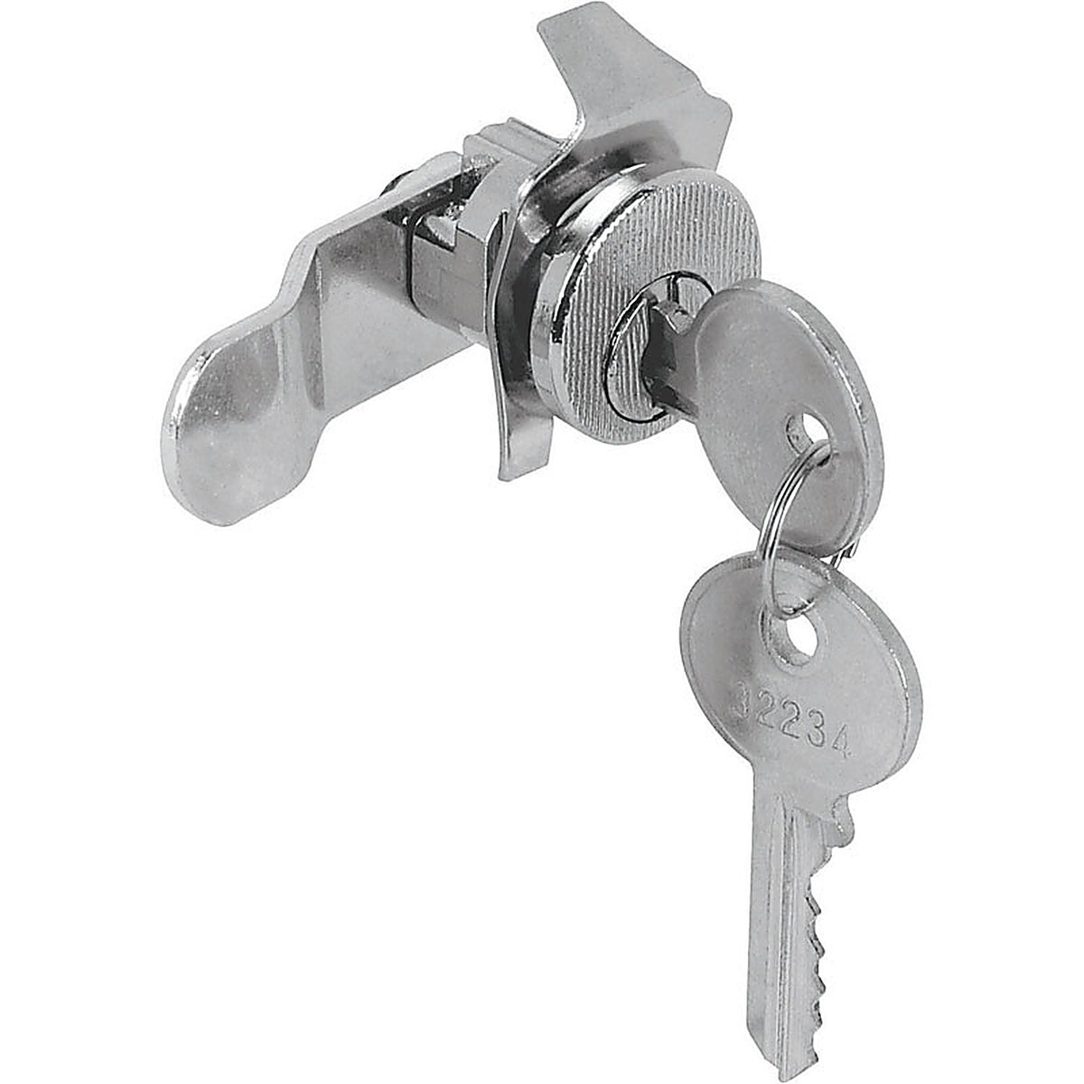 Prime-Line S4129 Nickel Steel Counter Clockwise Mailbox Lock