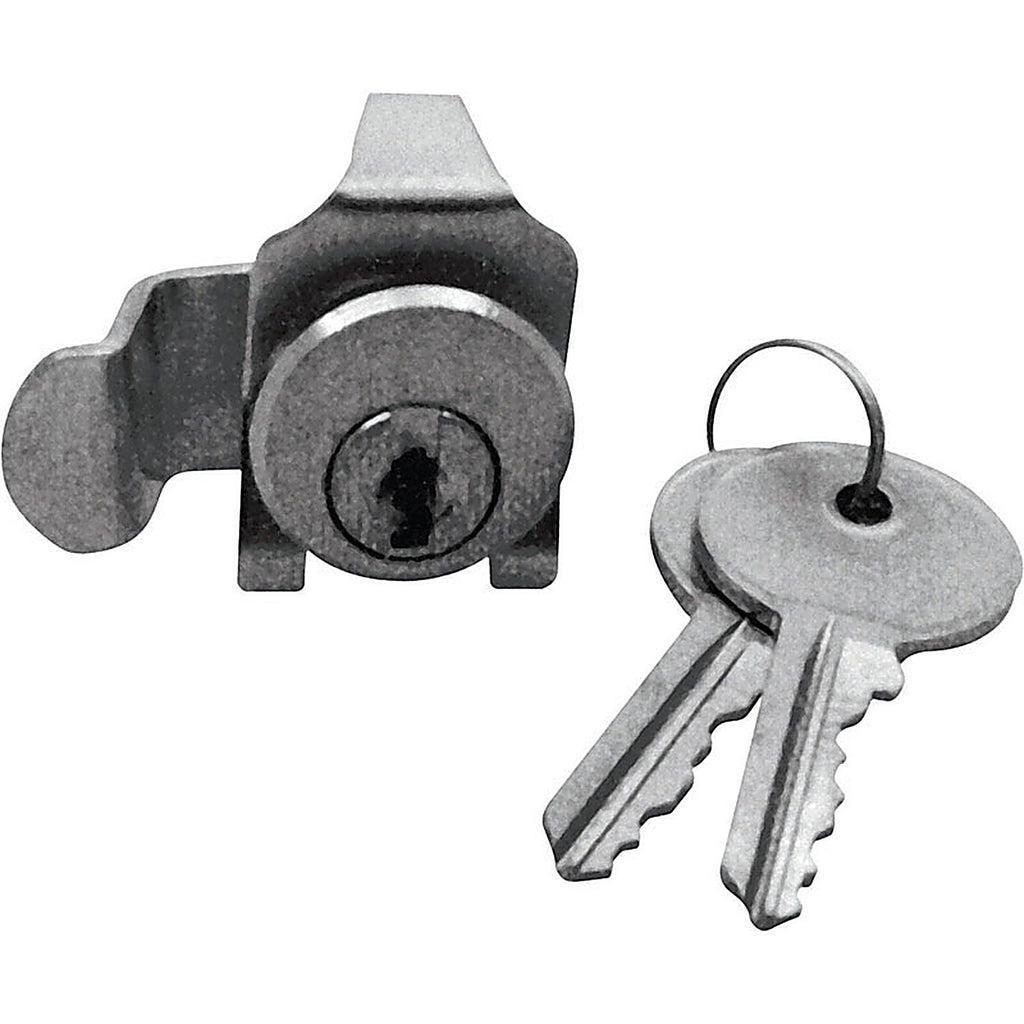 Prime-Line S4128 Brushed Nickel Steel Counter Clockwise Mailbox Lock