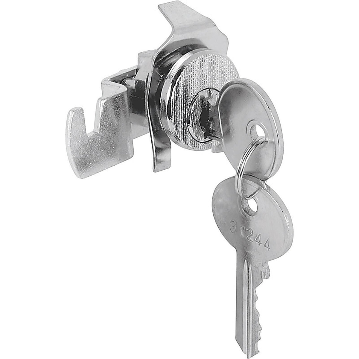Prime-Line S4138 Chrome Steel Counter Clockwise Mailbox Lock