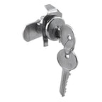 Prime-Line S4133 Brushed Nickel Steel Counter Clockwise Mailbox Lock
