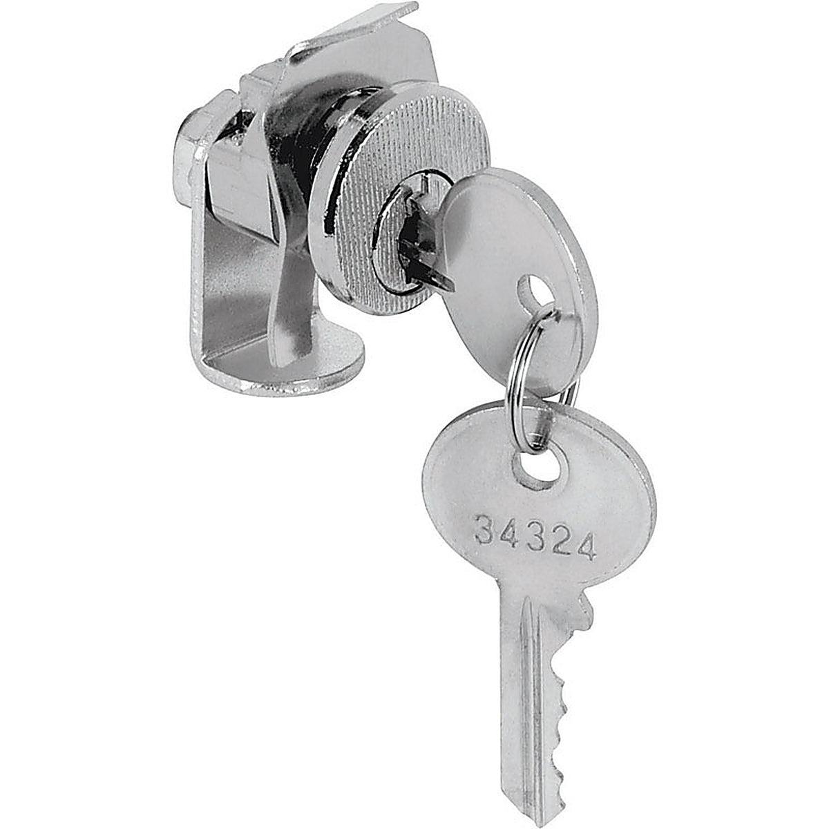 Prime-Line S4136 Brushed Nickel Steel Clockwise Mailbox Lock