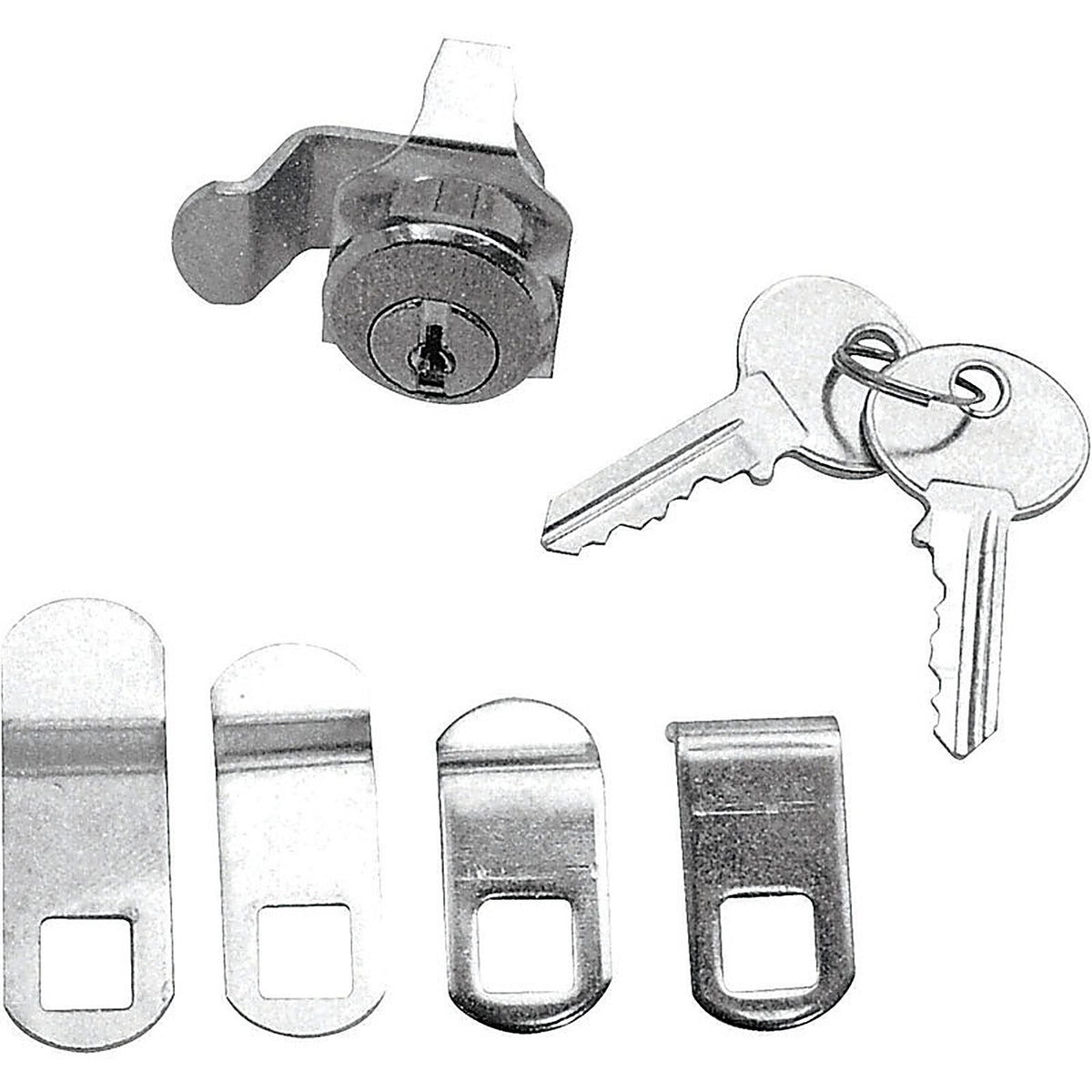 Prime-Line S4140 Nickel Steel Counter Clockwise Mailbox Lock
