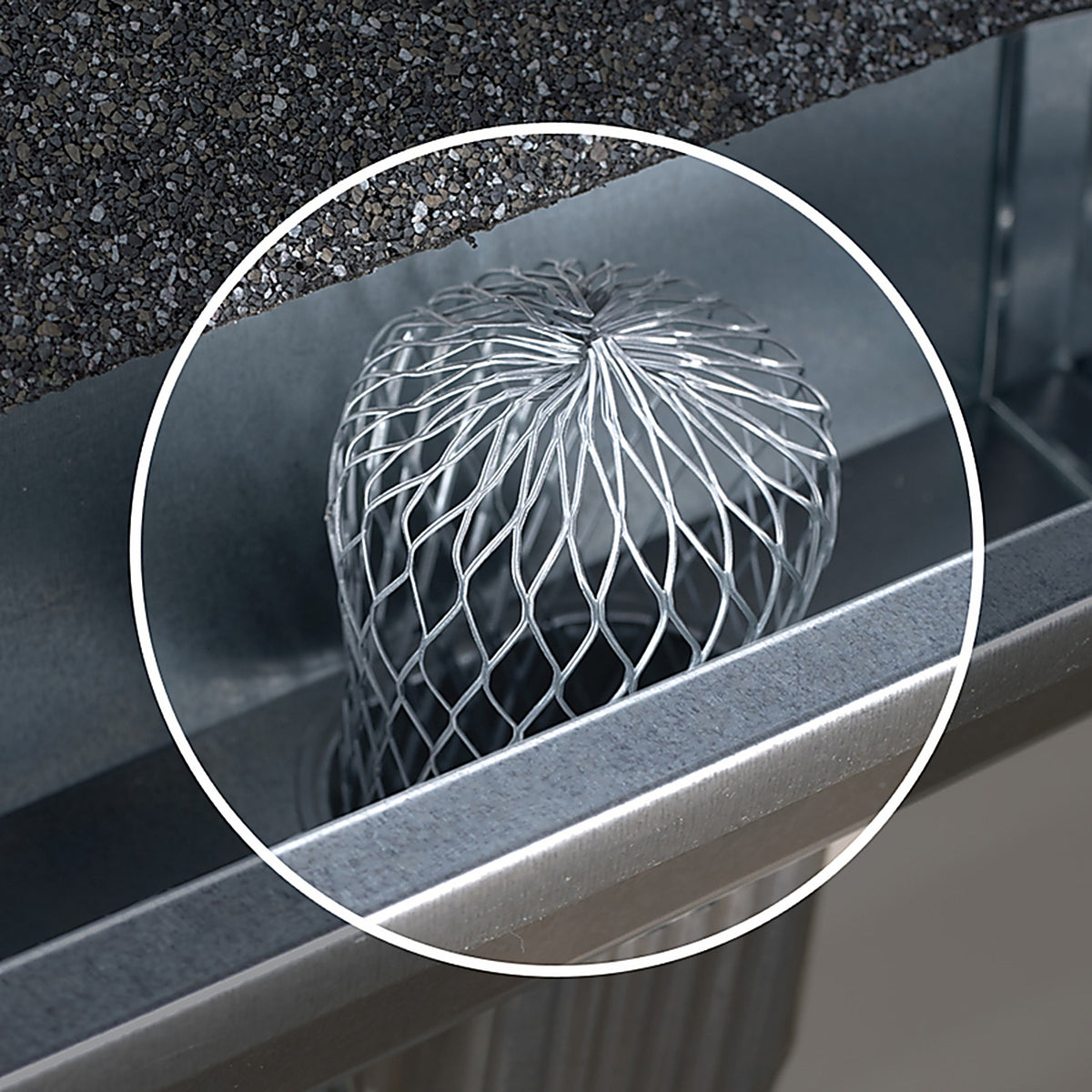 Amerimax 29059 3 in. W x 5 in. L Gray Galvanized Steel Gutter Strainer