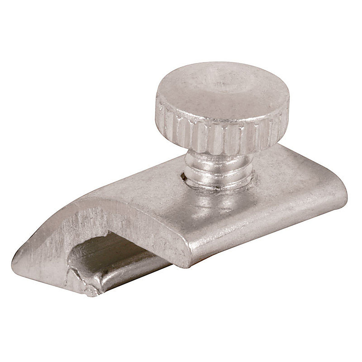 Prime-Line PL7955 Mill Aluminum Storm Door Panel Clip For 1/2 inch 8/Pack