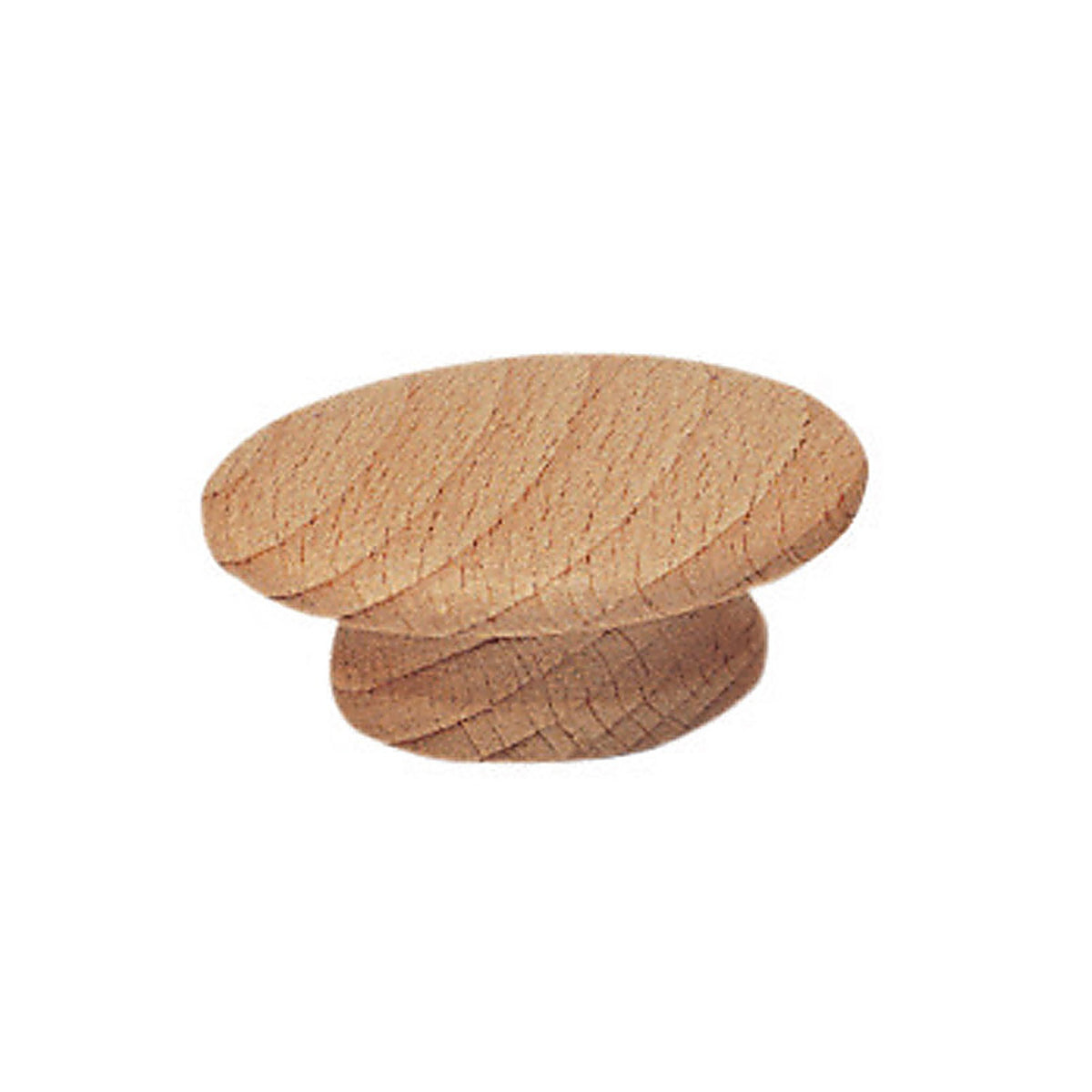 Waddell 9211.00 DP Traditional Round Furniture Knob 1 in. Dia. .5 in. Unfinished 2/Pack