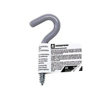 Crawford SS20-25 Vinyl Coated Gray Steel Small Storage Hook 30 lb. capacity 1/Pack