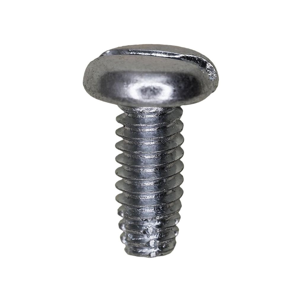 Auveco 5307 1/4"-20 X 5/8" Slotted Pan Head Type F Zinc Thread Cutting Screw