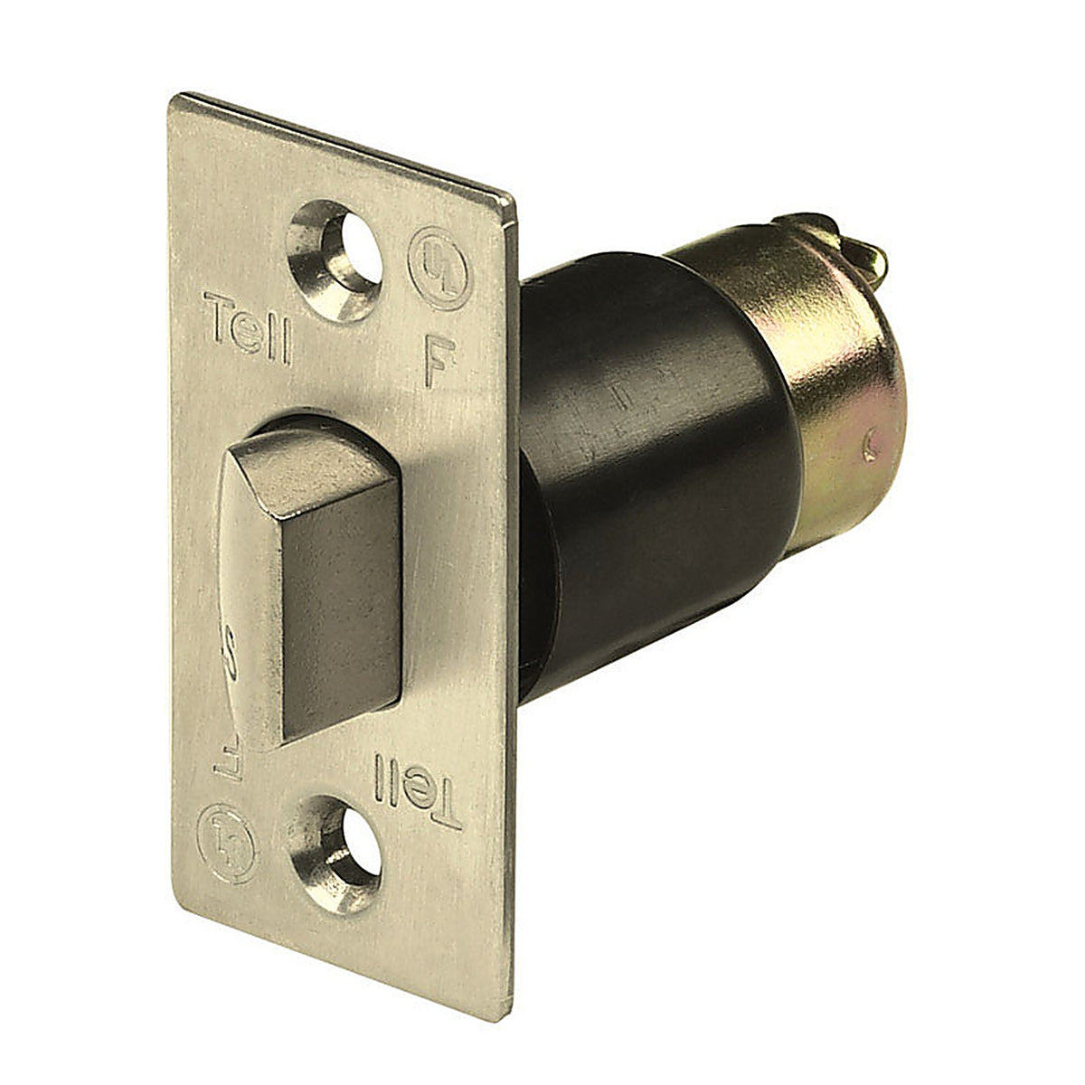 Tell CL100183 Bright Brass Metal Unguarded Latch Bolt