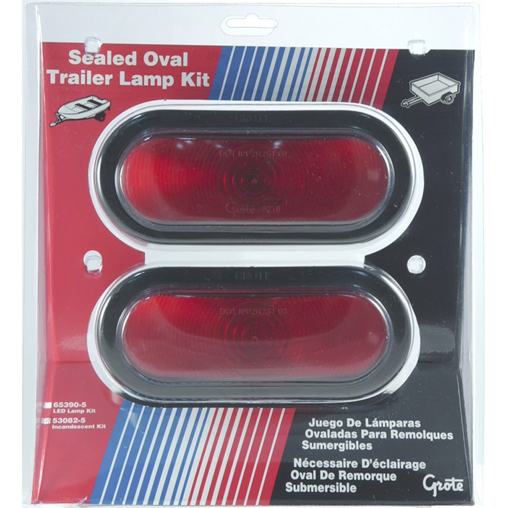 Grote 53082-5 Red Trailer STT Lamp Kit