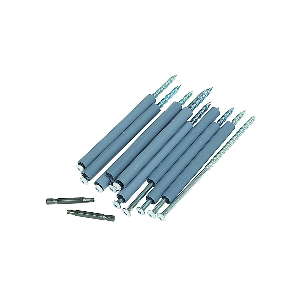 Amerimax 33047PK 7 in. L Hex/Slotted Hex Head Galvanized Metal Gutter Screw w/Ferrule 10
