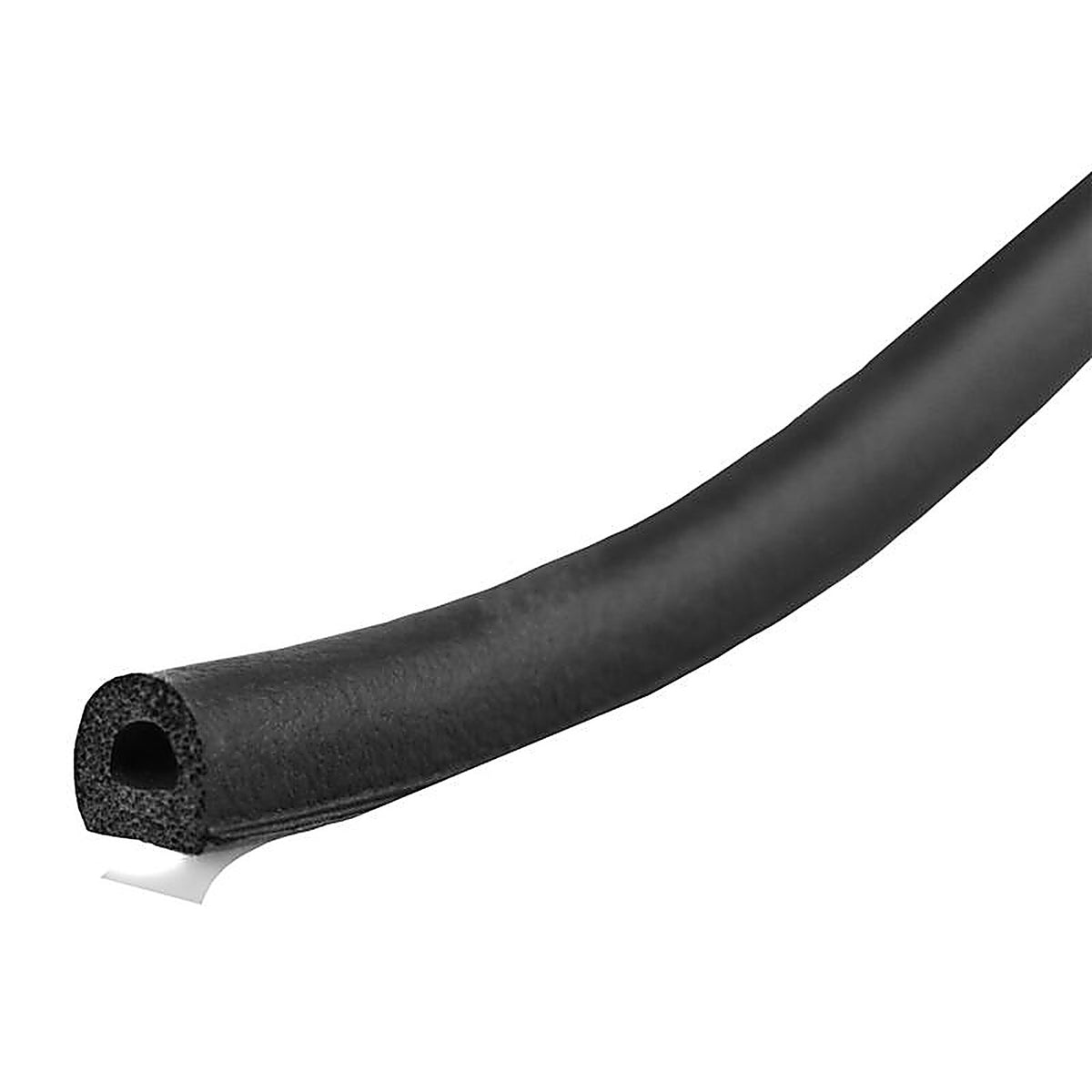 M-D 1025 Black Rubber Weatherstrip For Auto and Marine 17 ft. L x 5/16 in.