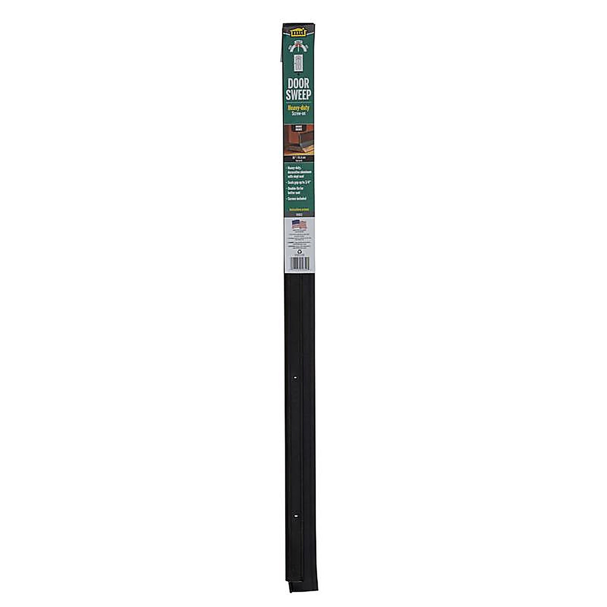 M-D 5652 Bronze Aluminum Sweep For Garage Doors, Garage Doors 36 in. L x 1/4 in.