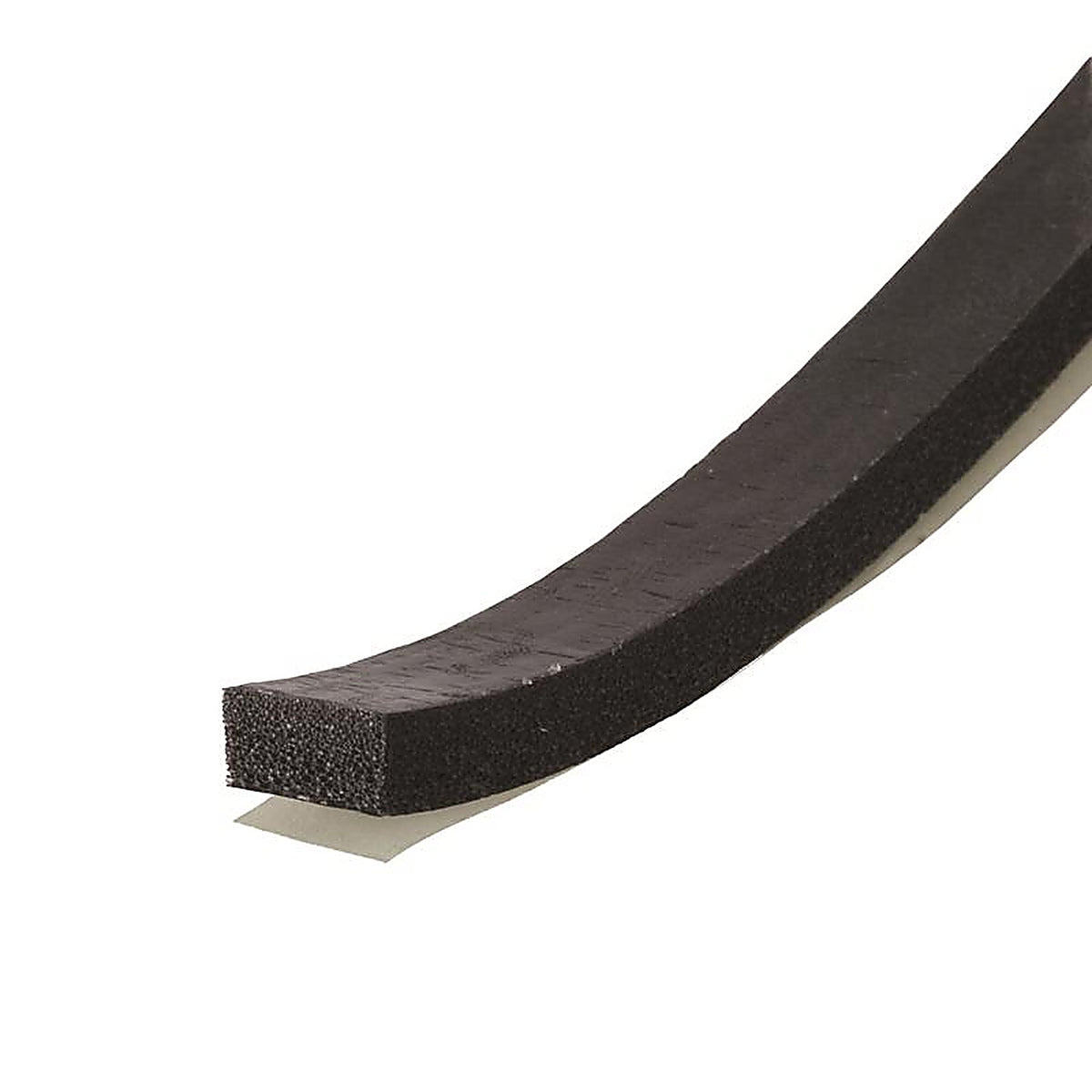 M-D 6577 Black Sponge Rubber Weather Stripping Tape For Auto and Marine, Doors and Windows