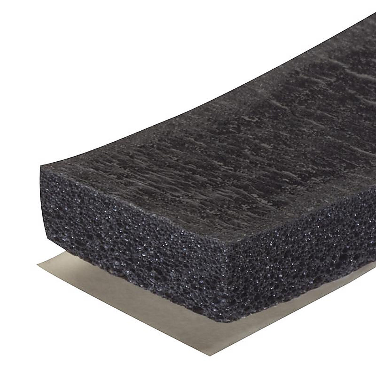 M-D 6593 Black Sponge Rubber Weather Stripping Tape For Auto and Marine, Doors and Windows