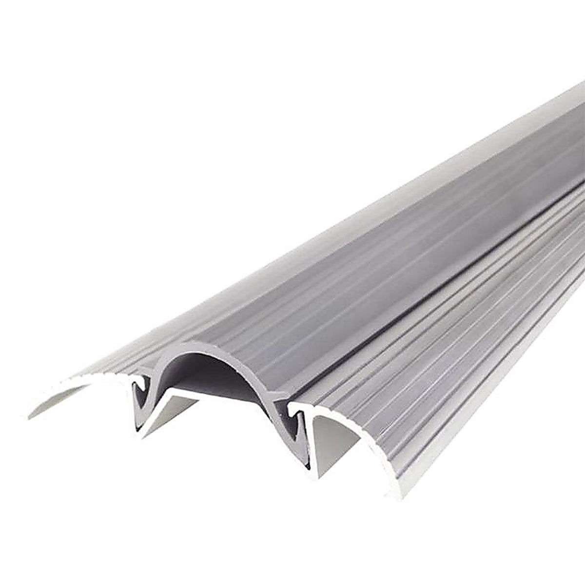M-D 8748 0.75 H x 3 in. W x 36 in. L Mill Aluminum Low Threshold Metallic