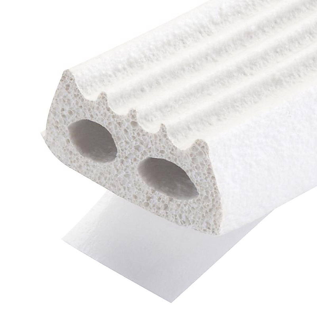 M-D 63669 White Rubber Weatherstrip For Doors and Windows, Doors and Windows 10 ft. L x 5/16 in.