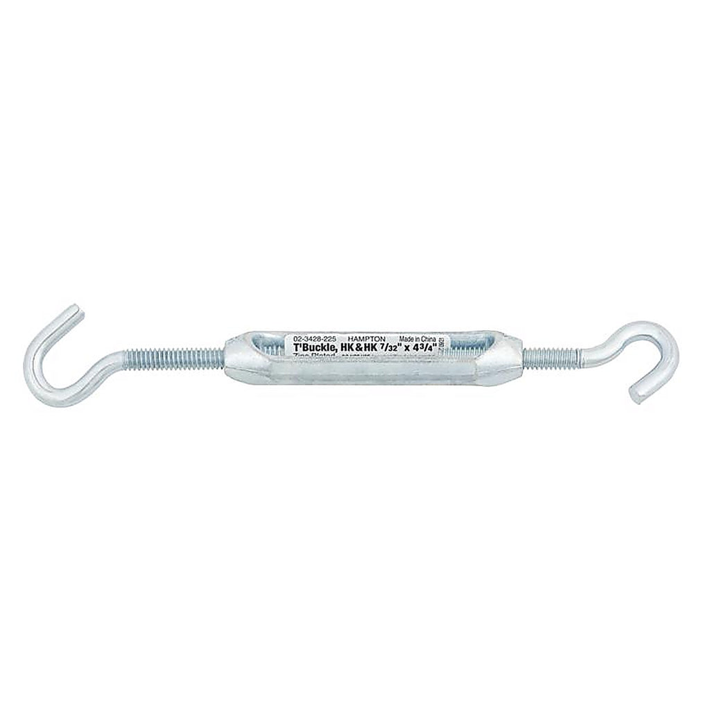 Hampton 02-3428-225 Zinc-Plated Aluminum/Steel Turnbuckle 120 lb.