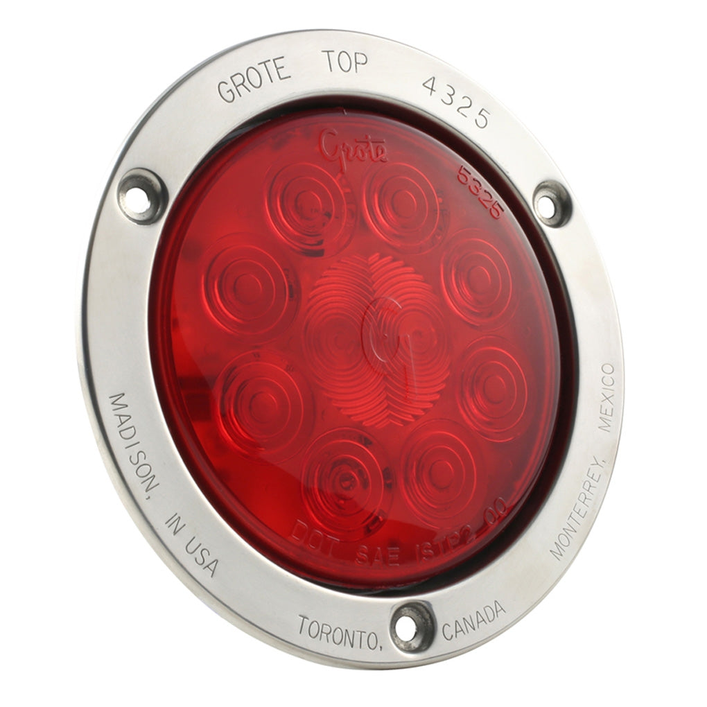 Grote 53302 Red LED 10 Diode STT Lamp