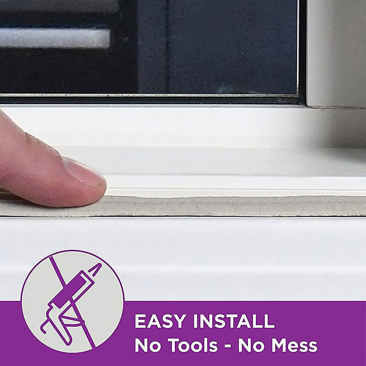M-D 71522 Gray Synthetic Fiber Caulking Cord For Doors and Windows, Doors and Windows