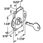 Prime-Line S 4048 Brass Plated Steel Counter Clockwise Mailbox Lock