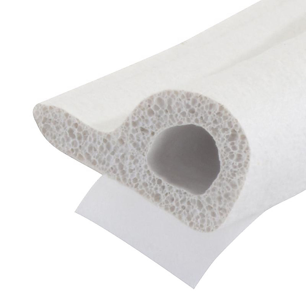 M-D 2576 White Rubber Weather Stripping Tape For Doors and Windows, Doors and Windows