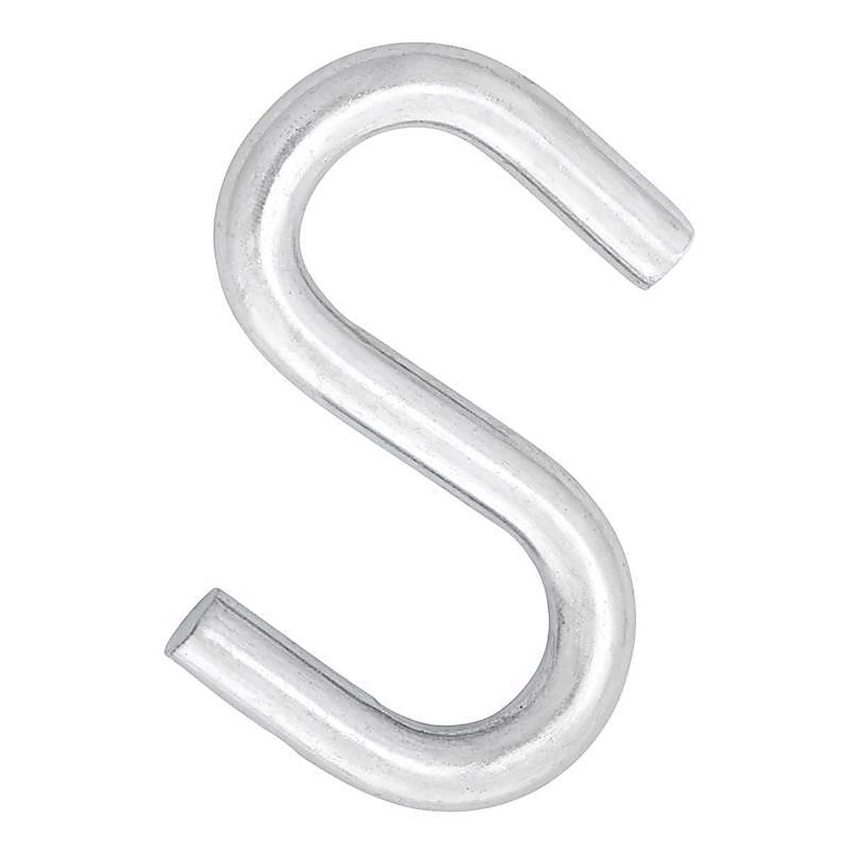 Hampton 02-3484-114 Small Zinc-Plated Silver Steel 2 in. L S-Hook 150 lb. 1/Pack