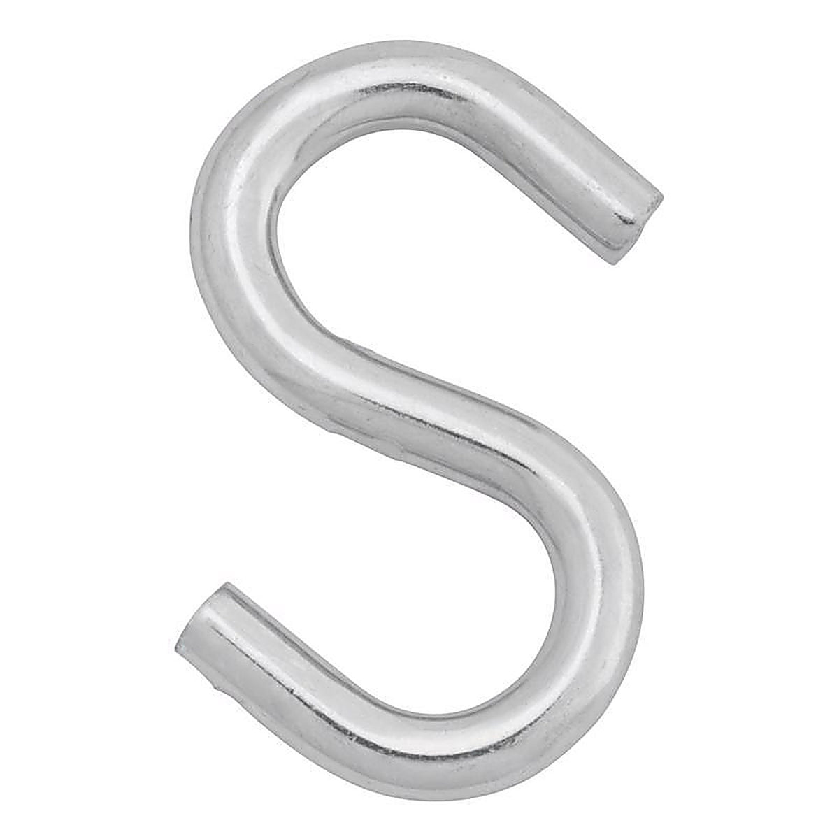 Hampton 02-3484-118 Small Zinc-Plated Silver Steel 2.5 in. L S-Hook 250 lb. 1/Pack