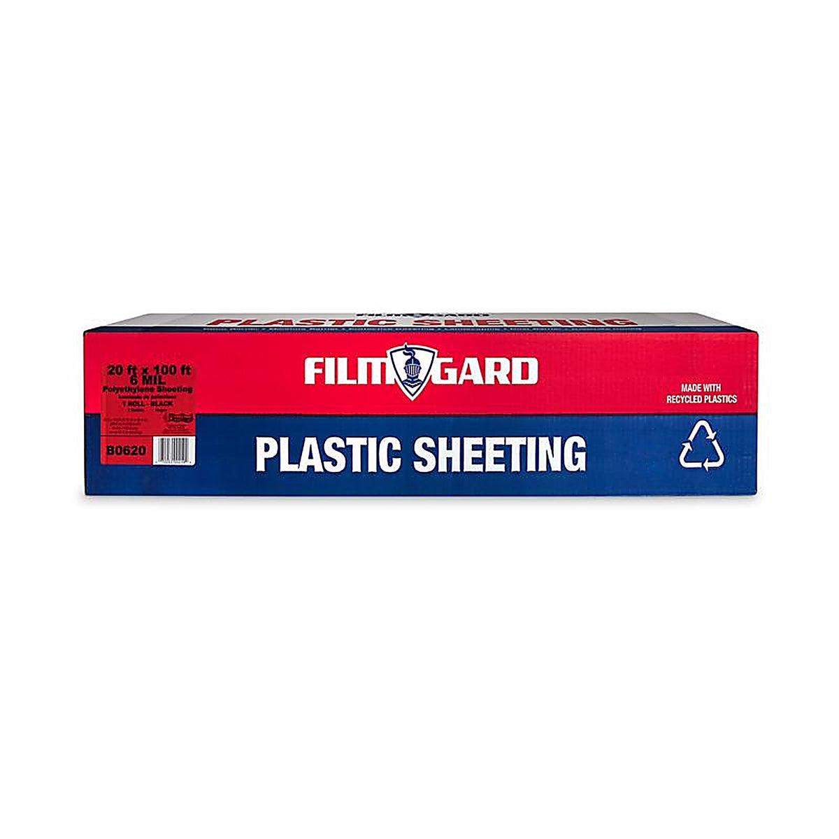 Film-Gard 626061 Plastic Sheeting 6 mil x 20 ft. W x 100 ft. L Polyethylene Black 1